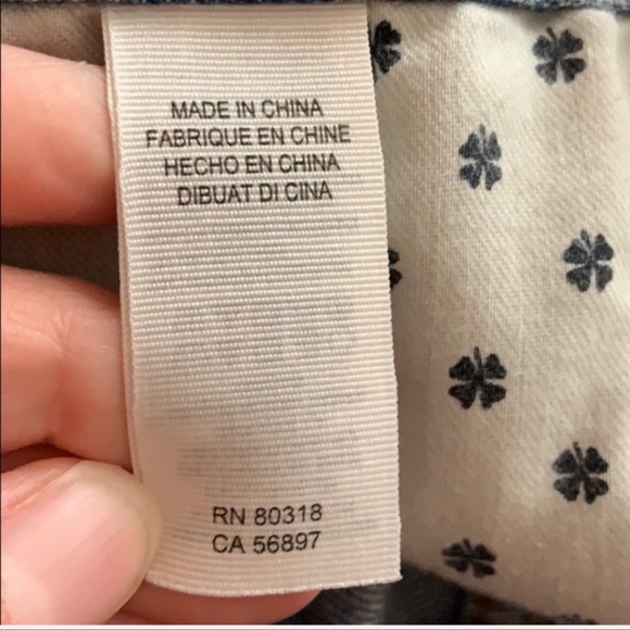 Lucky Brand A Line Vintage Short High Rise Embroidered Cutoff Denim Size 28 - Picture 8 of 11